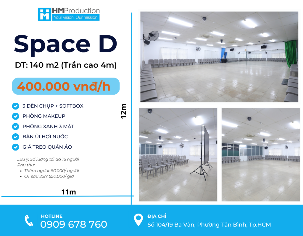 Cho thuê studio chụp ảnh HCM